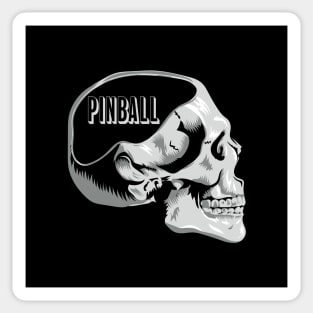 Pinball on the Mind Funny Pun Design Sticker